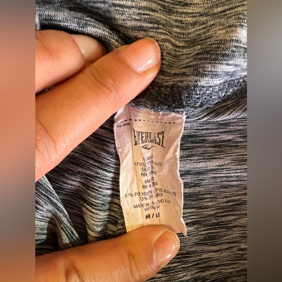 Everlast sport Capri pants gray polyester and spandex size M - Picture 5 of 12